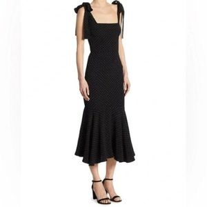 Alexis Dresses | Black Polka-Dot Dress | Color: Black | Size: S |